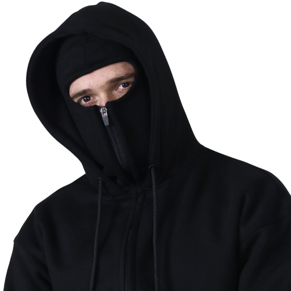 Balaclava Hoodie - Black Daku Mode