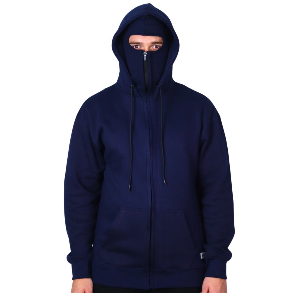 Balaclava Hoodie - Navy Blue Daku Mode