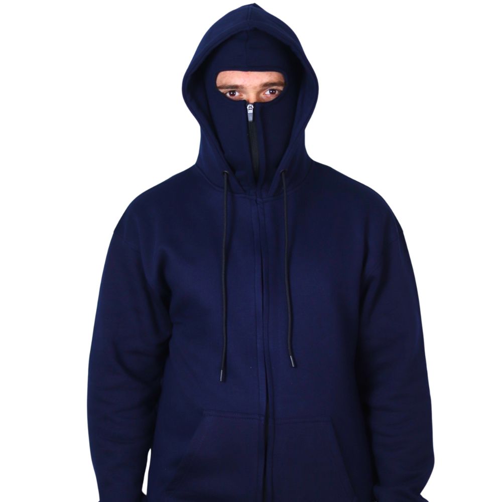 Balaclava Hoodie - Navy Blue Daku Mode