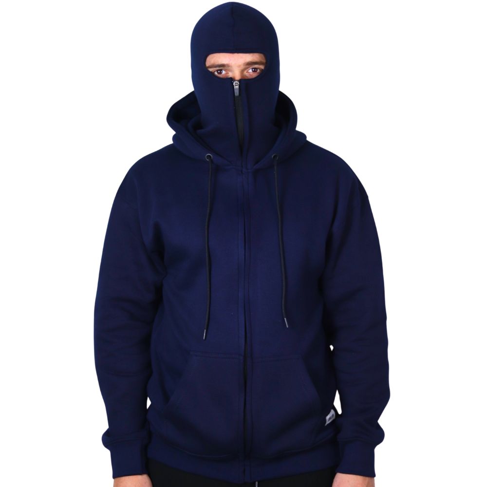 Balaclava Hoodie - Navy Blue Daku Mode