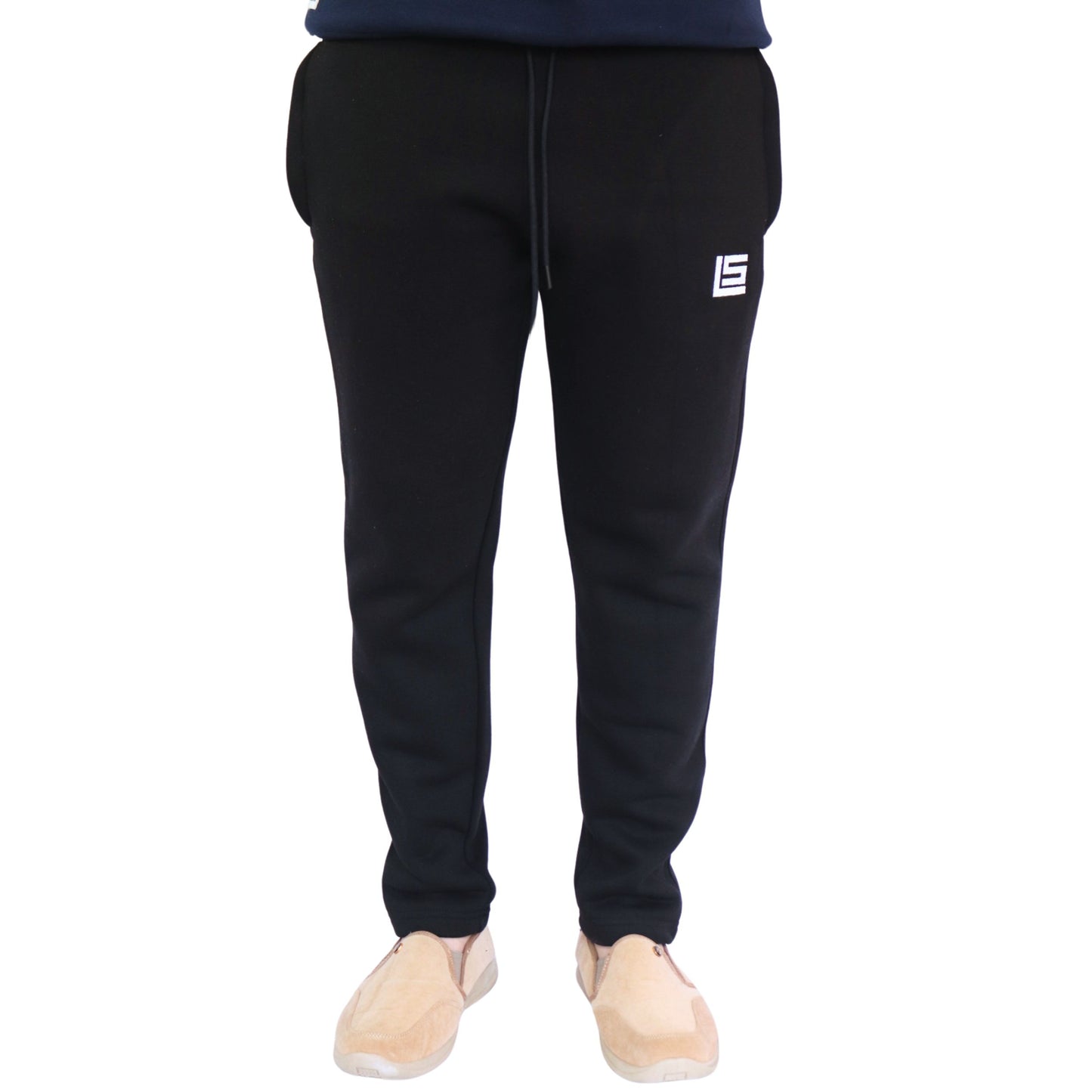 Regular Fit Sweatpants - Black, Navy & Beige