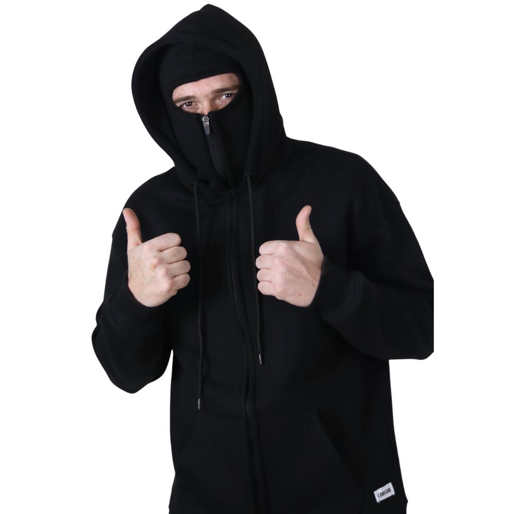 Balaclava Hoodie - Black Daku Mode