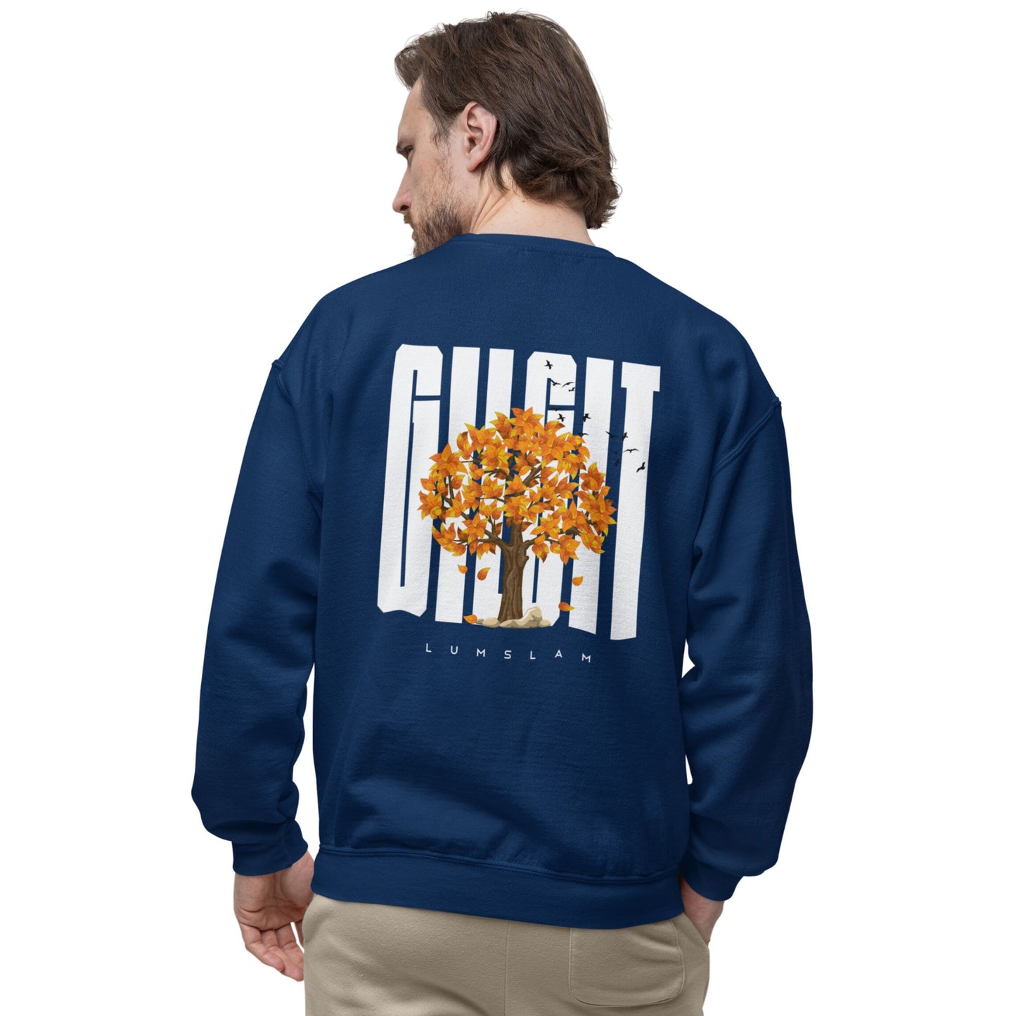 Gilgit Sweatshirt - Black, Navy & Beige