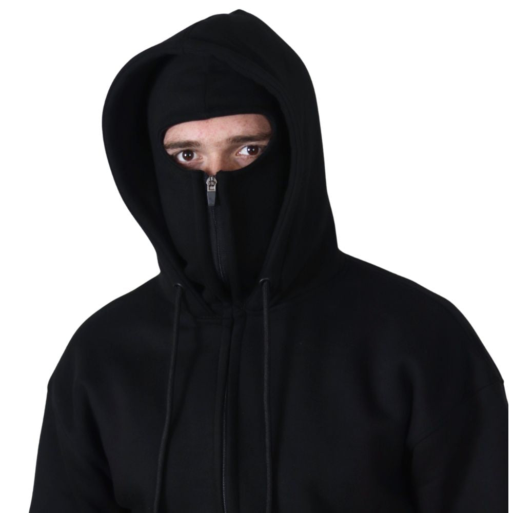 Balaclava Hoodie - Black Daku Mode