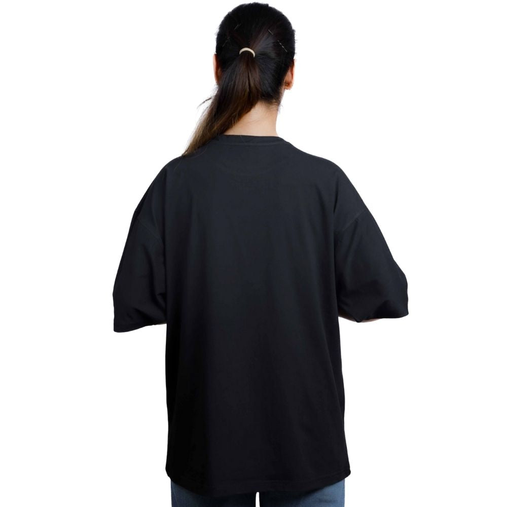 Black Drop Shoulder T-Shirt | Unisex | Lumslam