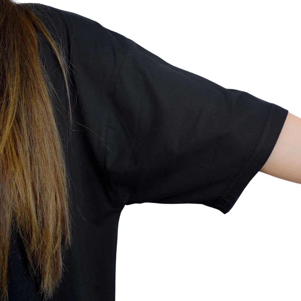 Black Drop Shoulder T-Shirt | Unisex | Lumslam