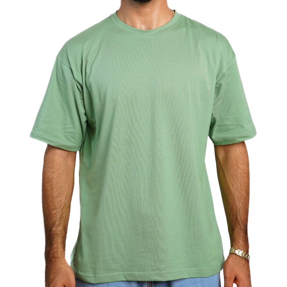 Military Green Drop Shoulder T-Shirt | Unisex | Lumslam