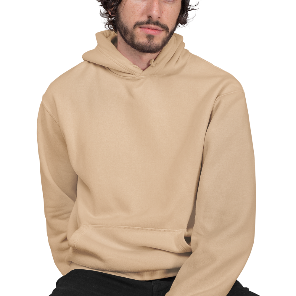 Plain Beige Hoodie | Unisex | Premium Cotton Fleece