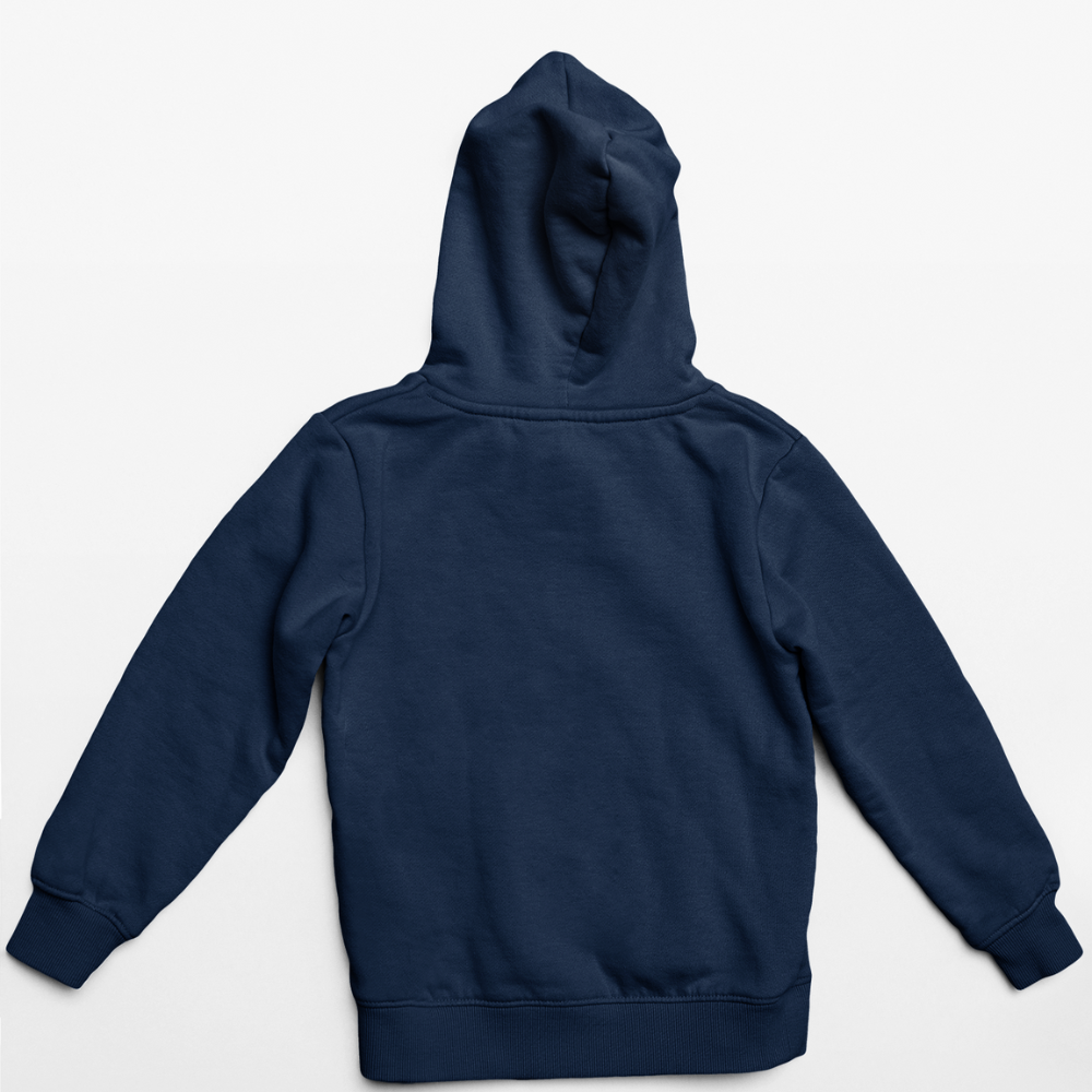 Plain Navy Blue Hoodie | Unisex | Premium Cotton Fleece